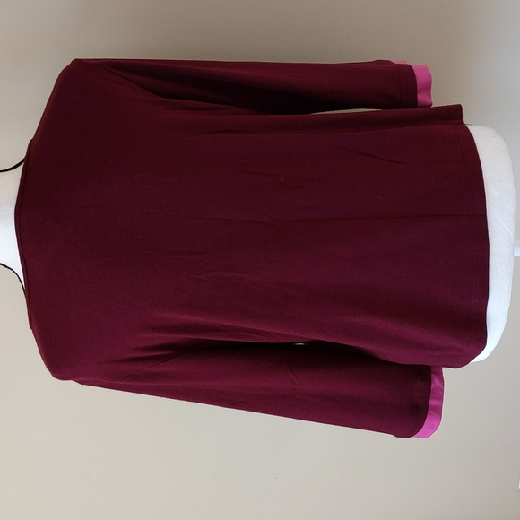 Susan Graver Style Two Tone O-Ring Insert Top M - Picture 7 of 10